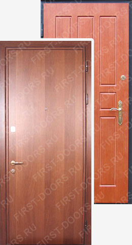 Металлические двери с отделкой Ламинат и МДФ
