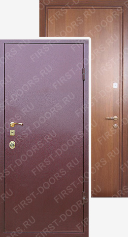 Металлическая дверь с отделкой Порошковое покрытие и Ламинат