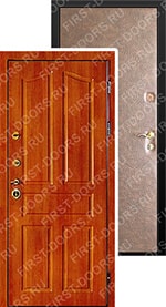 Металлические двери с отделкой МДФ